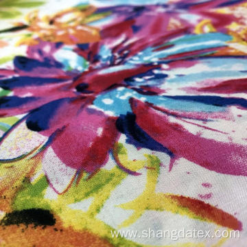 Spring And Summer Rayon Semi Digital Print Fabric